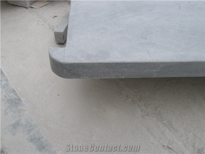 China Blue Limestone Kerbstones, Sidestone