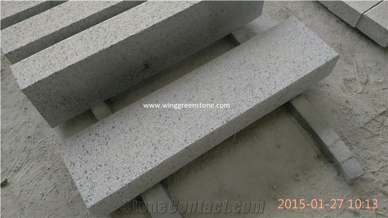 Chinese Light Grey Paving Stone Flamed Surface