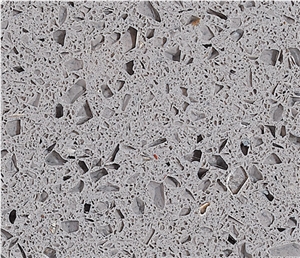 Crystal Dark Grey Quartz Stone Solid Surface