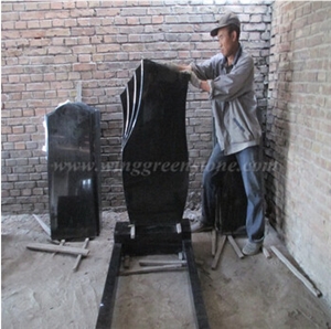 Fengzhen Black Granite Tombstones, Gravestones
