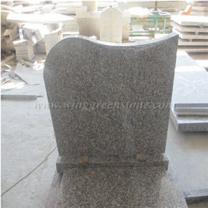 G635 Granite French Tombstone Granite Gravestone
