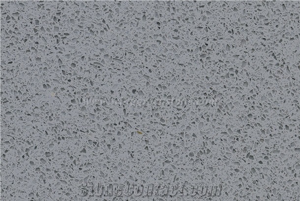 Grey Quartz Stone with Fine Particle Polished
