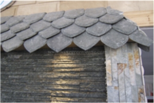 Grey Slate Roof Tile, Irregular Slate Roof
