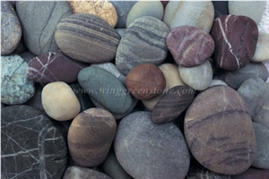 Natural River Stone, Mixed Pebble Stone, Winggreen