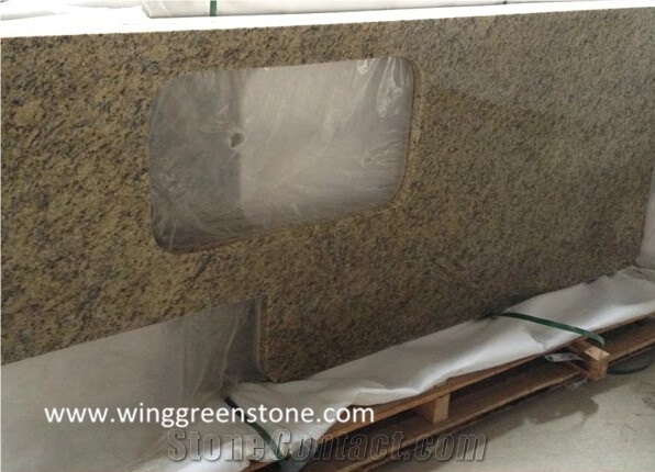 New Venetian Gold Granite Kitchen Countertop