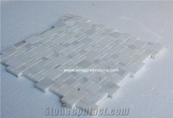 Oriental White Marble Mosaic Tile Marble Mosaic