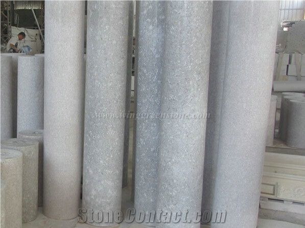 White Granite Column, Natural Stone Column