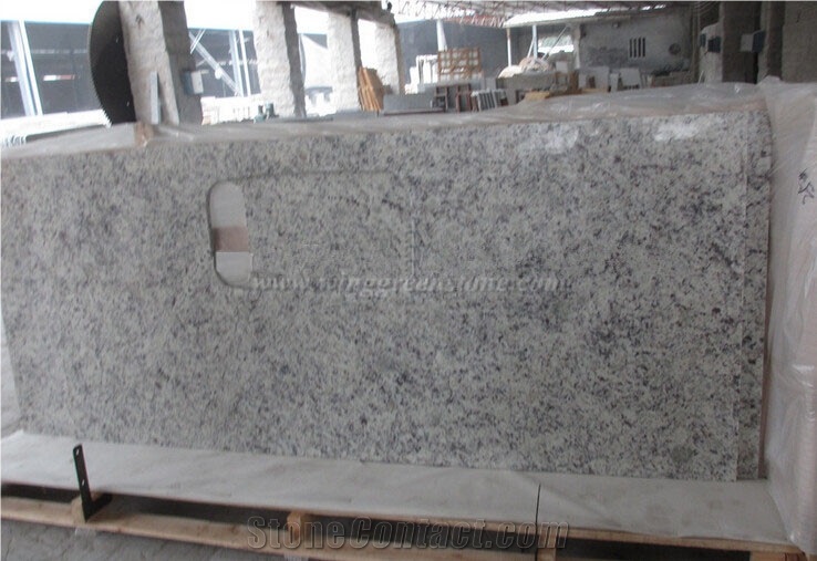 White Rose Granite Countertop, Customized Tops