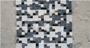 Wooden Vein Marble Mosaic Tiles, Winggreen