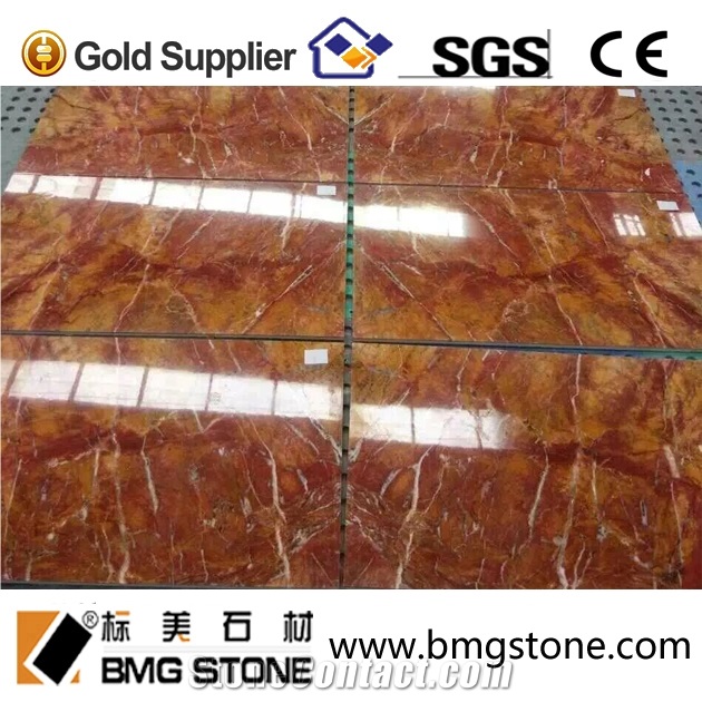 Red Agate Marble Cut to Size Tiles