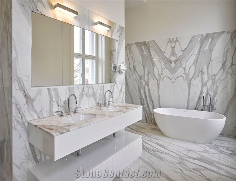 Calacatta Macchia Oro Bathroom Design Project