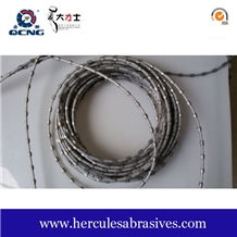 6.3 Mm ,7.3 Mm ,8.3 Mm Diamond Granite Rope Wire