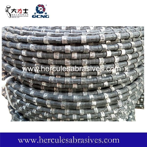 Diamond Rope Saw Wire Rope For Cutting Granite