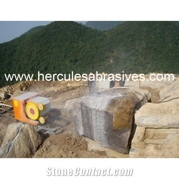 Rubber Diamond Wire Cutting Rope For Quarrying