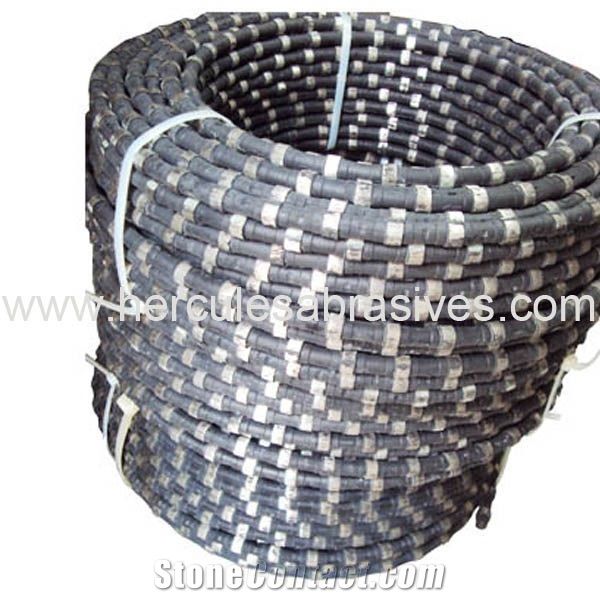 Rubber Diamond Wire Rope For Marble Quarrying