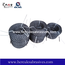 Rubber,Spring Diamond Wire Saw For Stone Quarry
