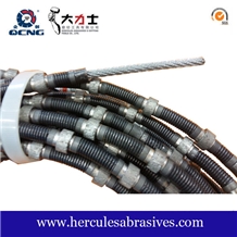 Spring Diamond Rope Wire Saw For Marble Quarrying