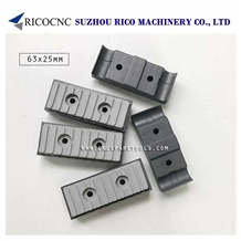 63x25mm Scm Edge Banding Machine Chain Track Pads