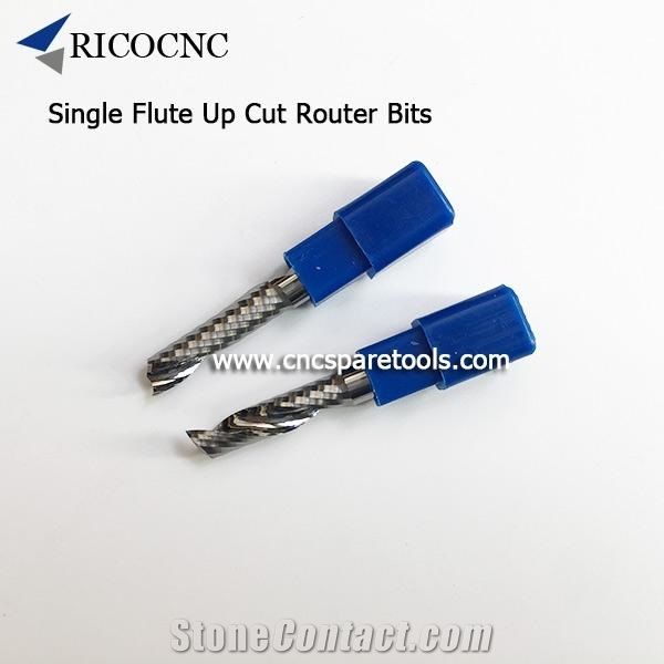 Single Flute Spiral Cnc Router Bit for Woodworking