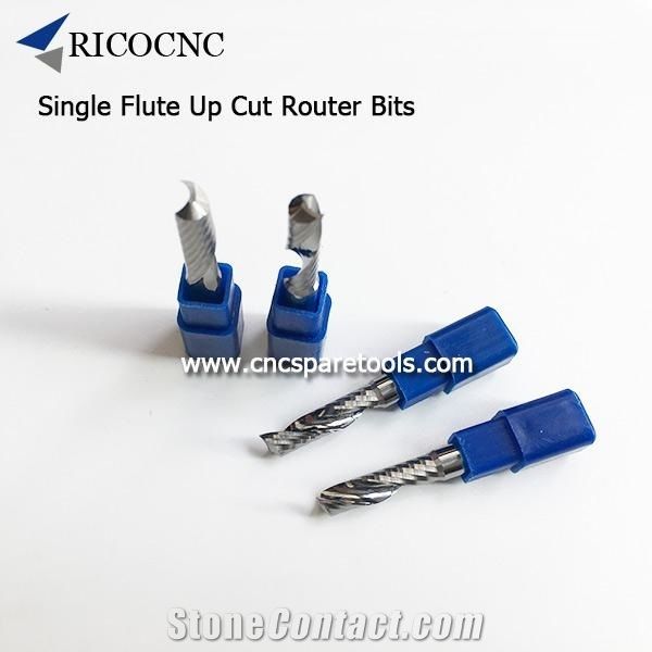 Single Flute Spiral Cnc Router Bit for Woodworking