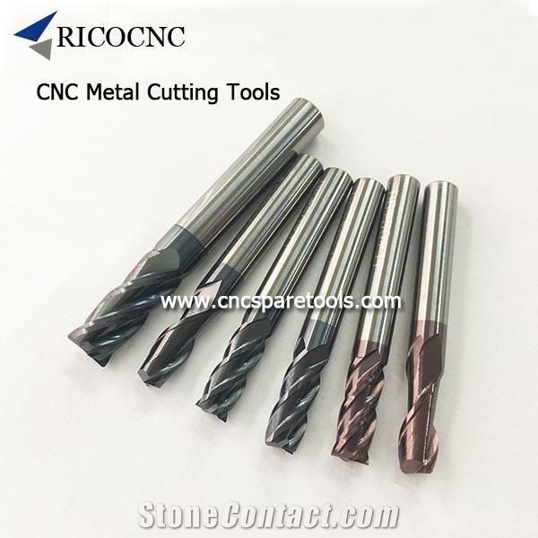 Tungsten Metal Endmill Bit Cnc Metal Cutting Tools