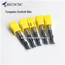 Tungsten Metal Endmill Bit Cnc Metal Cutting Tools