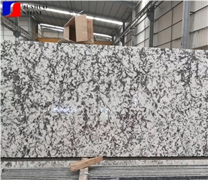 Brazil White Wave Granite Slab