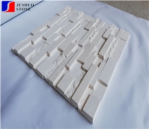 China Natural White Wall Cladding Limestone Ledges