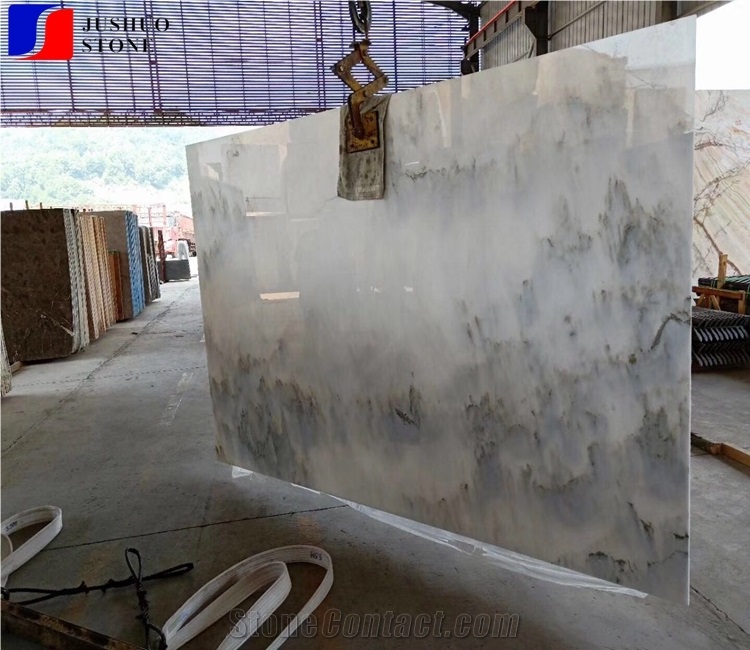 China Painting Nero Santiago Marble Big Slab Tiles