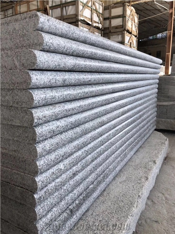 China White Grey G603 Granite Staircase Block Step