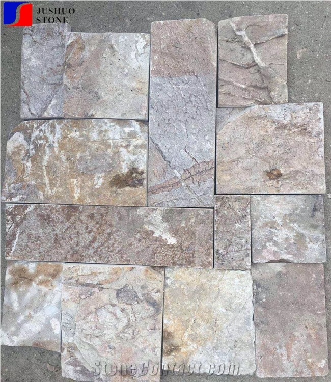 China Yellow Granite Irregular Shape Cobble Pavers