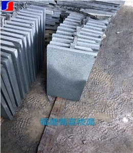 Fujian Green Bush Harmmered Granite Flooring Walls