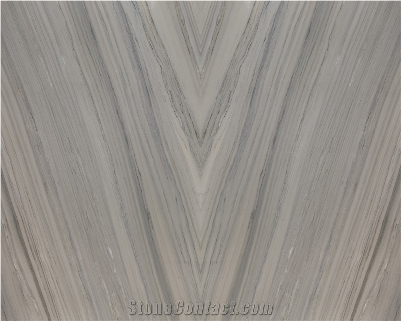 2cm Wonder Grey Vein Marble Slab Bookmatched