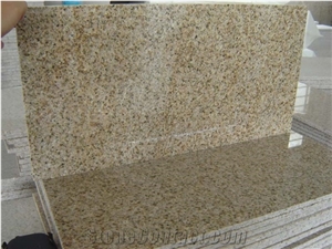 Padang Giallo G682 Granite Padang Yellow Slab,Machine Cutting to Tile Wall Panel