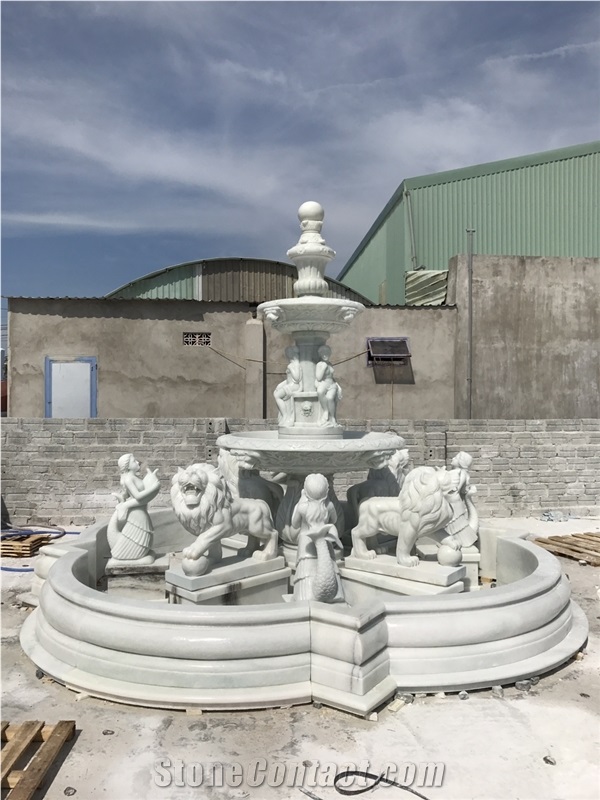 Marble Sculptured Water Fountain,Garden Fountain
