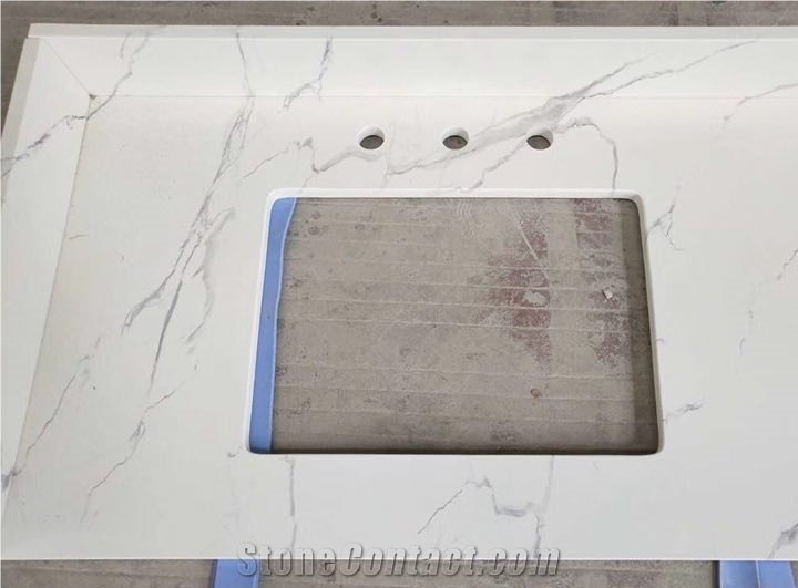 Affordable Solid Surface Kitchen Quartz Countertop