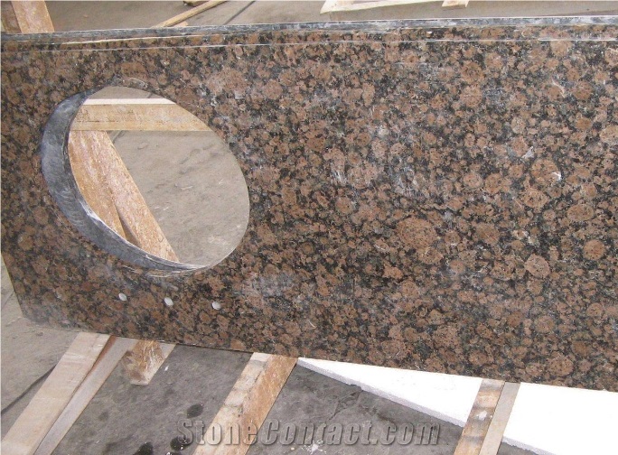 Baltic Brown Granite Kitchen Custom Countertops