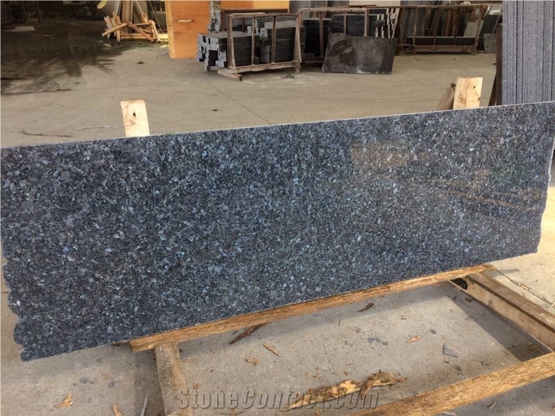 Blue Pearl Granite Tiles, Half Slabs