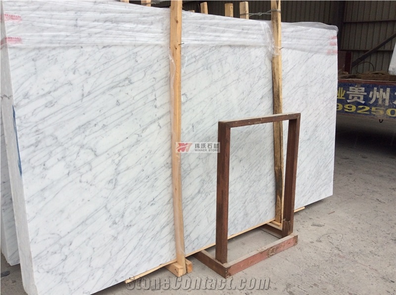 Carrara White Marble 12 Foot Kitchen Countertops