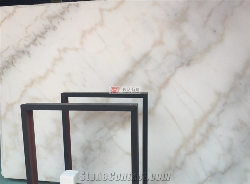 China Bianco Carrara Guangxi White Marble Slab