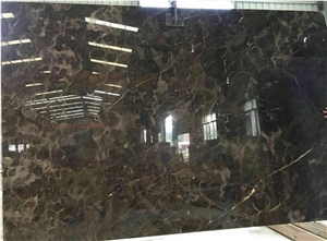China Brown Emperador Large Marble Slab Floor Tile