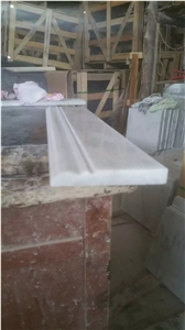 China Carrara White Marble Tile Trims,Decor Border