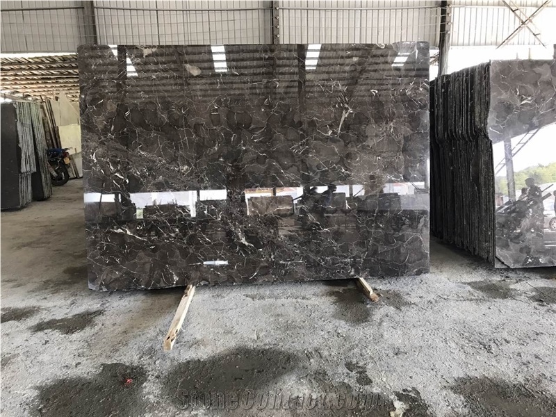 China Dark Brown Emperador Marble Slab Tile