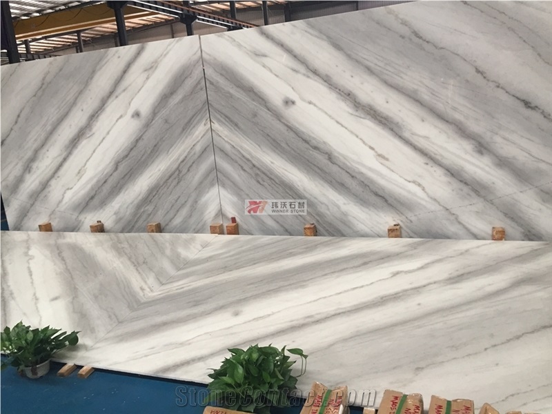 Chinese Cheap Marble Guangxi White Marble Slab