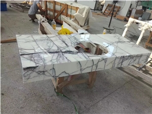 Custom Kitchen Milas Lilac Marble Countertop