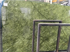 Custom Marble for Wall Tile Ming Green Marble Slab