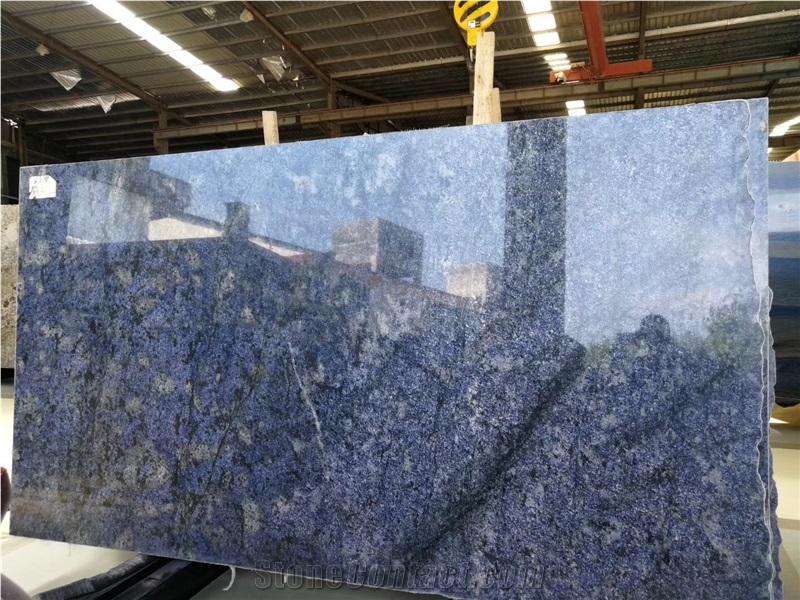 Exotic Azul Bahia Granite Slabs Wall Tiles