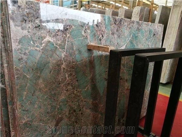 Extroic Stone Amazonita Green Granite Wall Tiles