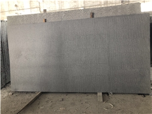 G654 Dark Grey Granite Flamed Brush Flooring Tile