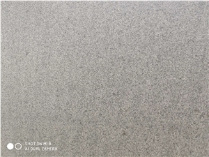 G654 Dark Grey Granite Flamed Brush Flooring Tile